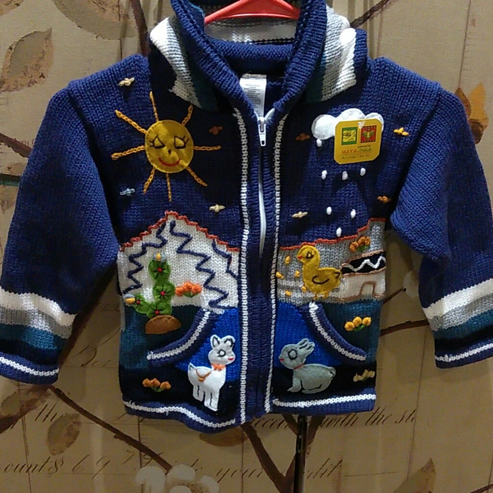 KIDS JACKET BRAND NEW real wool Size 6  K2
